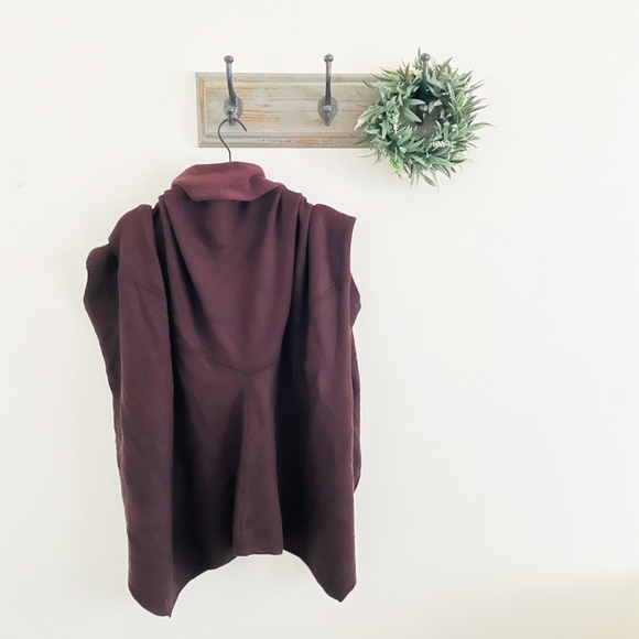 Lululemon Burgundy Shrug Cardigan Sweater 10 - Picture 4 of 4